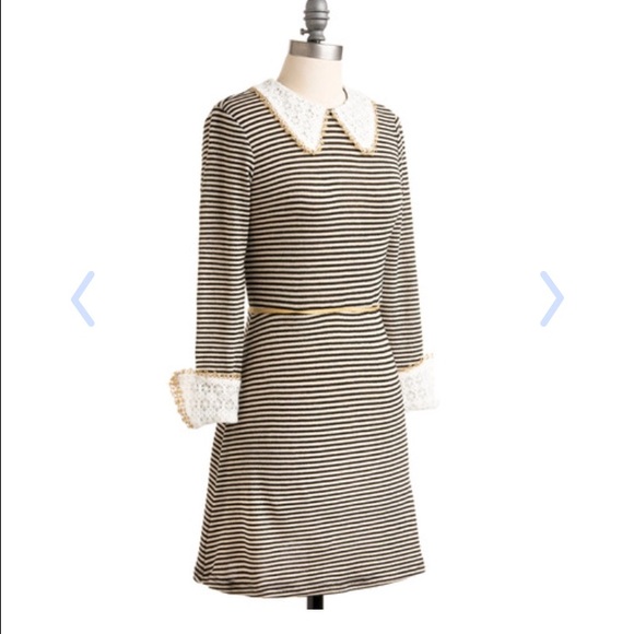 Collared stripe dress by Dainty June - Picture 3 of 4